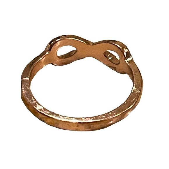 NWOT Rose Gold tone infinity ring US size 7.5 - Picture 4 of 6
